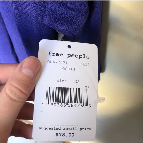 HP Free People ocean turtleneck tunic NWT - Picture 6 of 7